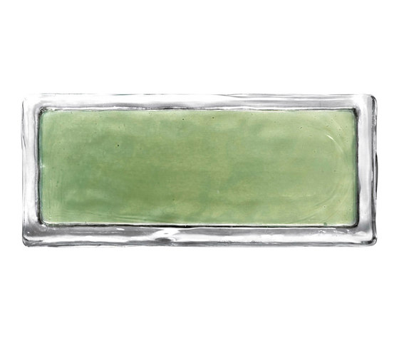 Vetroattivo Gamma | mysterious green | Decorative glass | Poesia