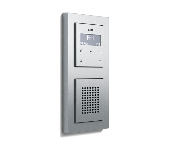E2 | RDS flush-mounted radio | Sistemas de radio | Gira