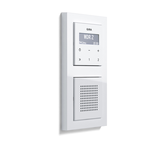 E2 | RDS flush-mounted radio | Sistemas de radio | Gira