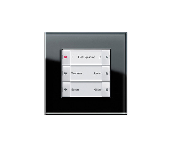 Esprit Glas | Tastsensor für Lichtszenen | Lichtmanagement / -steuerung | Gira