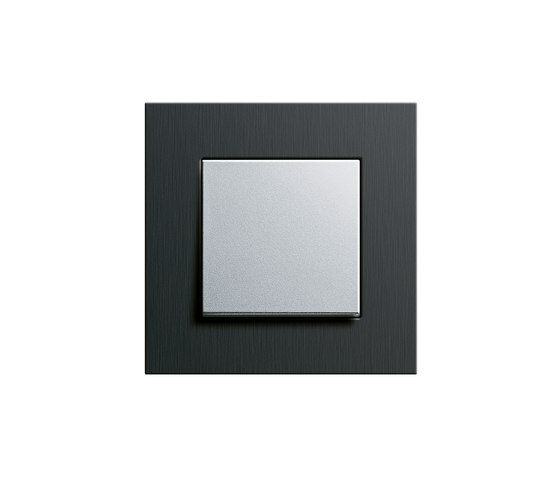 Esprit Aluminium Schwarz | Switch range | Interrupteurs à bouton poussoir | Gira
