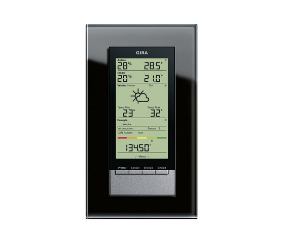 Esprit Glass | Sensor for weather control | Sensori atmosferici | Gira