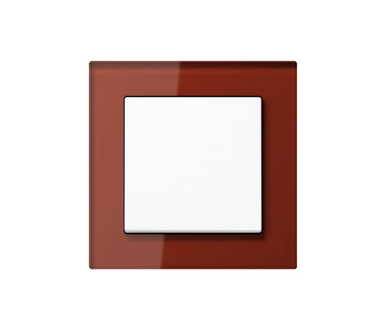 A creation glass red switch | Interruttore bilanciere | JUNG