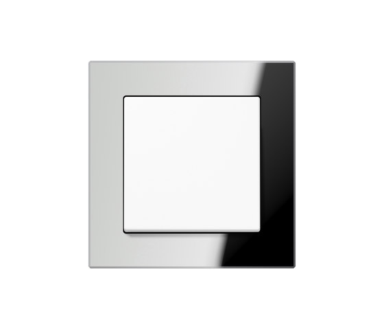 A creation glass silver switch | Interruttore bilanciere | JUNG