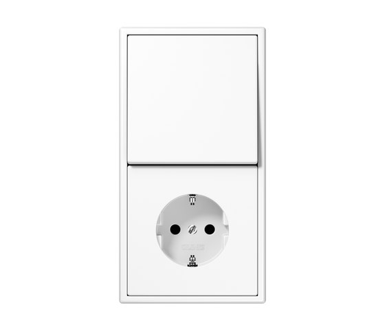LS 990 switch-socket | Interrupteurs à bouton poussoir | JUNG