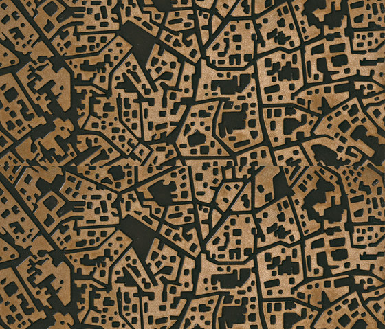 City | Cordusio bronze 3D | Ceramic tiles | Lea Ceramiche