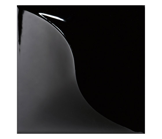 Goccia | Distorsion black glossy | Carrelage céramique | Lea Ceramiche