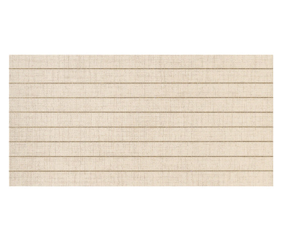 Makò | Decoro pin striped papiro bianco | Piastrelle ceramica | Lea Ceramiche