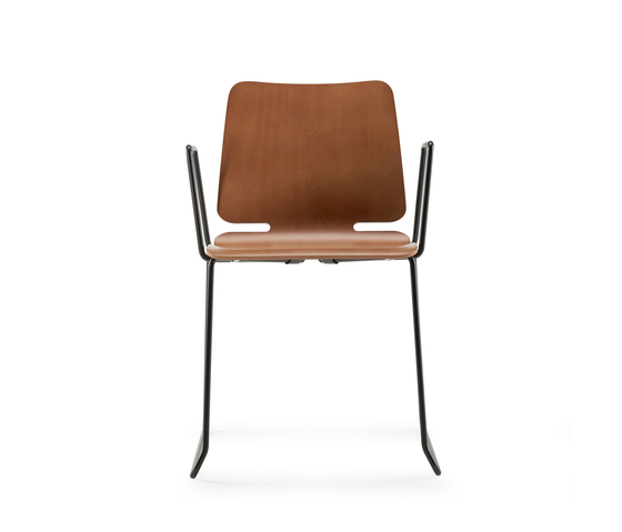 Noa Skid Chair with armrests | Sedie | ONDARRETA