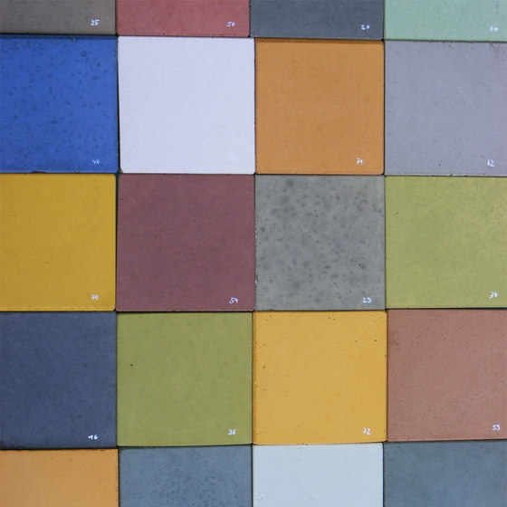 bunte Farben | Beton Platten | OGGI Beton