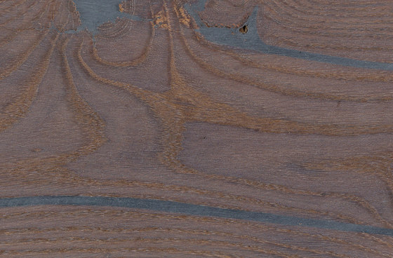 mafi ROVERE Corallo Vulcano nero con nodi listone largo. spazzolato  |  olio bianco | Pavimenti legno | mafi