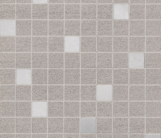 Slimtech Basaltina | Mosaico inox sabbiata | Ceramic tiles | Lea Ceramiche