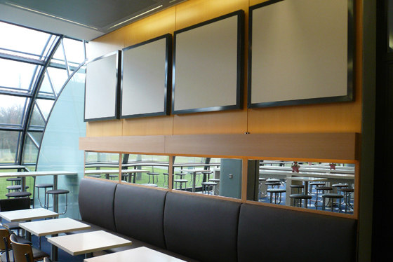 BaseLine│Wall panel with frame | Sound absorbing wall systems | silentrooms