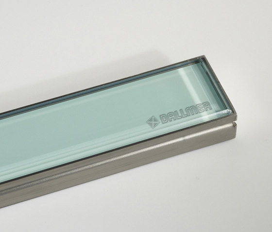 CeraLine glass green | Linear drains | DALLMER