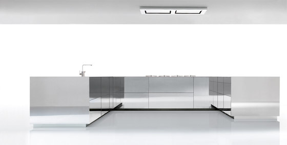 Ebano vintage B.S.L. sedamat blanco super mirror | Kitchen systems | DOCA