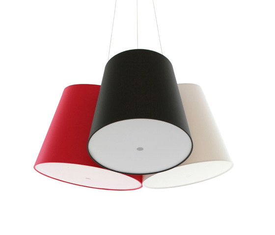 Cluster red-black-white | Lámparas de suspensión | frauMaier.com