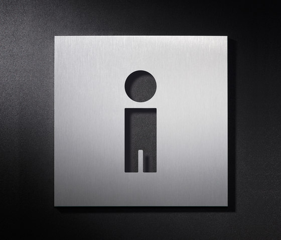 Hinweisschild WC Jungen | Pictogrammes / Symboles | PHOS Design