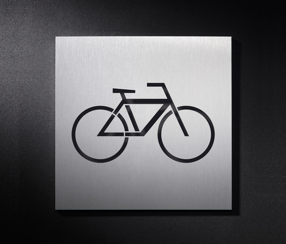 Hinweisschild Fahrrad Stellplatz, Fahrradkeller | Piktogramme / Beschriftungen | PHOS Design