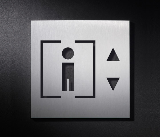 Hinweisschild Aufzug | Pittogrammi / Cartelli | PHOS Design