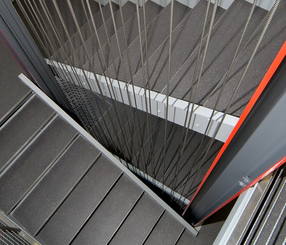 I-SYS | Stairwell | Cables de acero inoxidable | Carl Stahl ARC