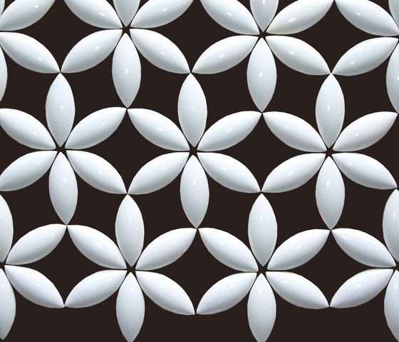 Flower circle Pattern | Keramik Fliesen | Kenzan
