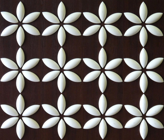 Flower circle Pattern | Piastrelle ceramica | Kenzan
