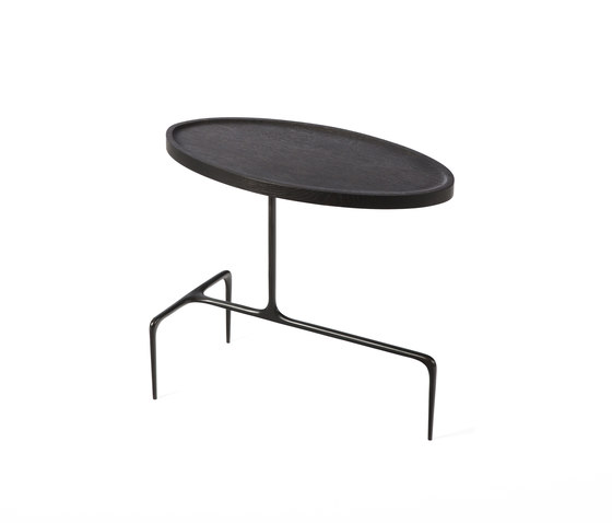 Bridger Oval Side Table - Wood | Tavolini alti | CASTE