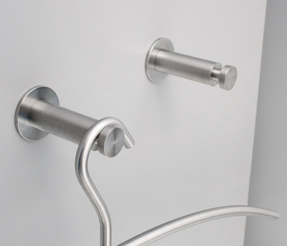 Wall hook Ø20 mm, length 7.6 cm for gluing. | Single hooks | PHOS Design