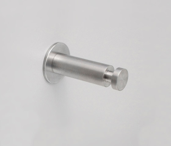 Gancho de pared Ø20 mm, longitud 7,6 cm para pegar. | Ganchos simples | PHOS Design
