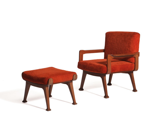 Small armchair with stool | Sillones | Gaffuri