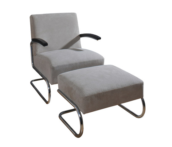 Chair with ottoman |  | KURTH Manufaktur