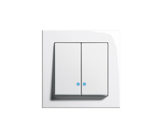 Series control switch with LED illumination element | E2 | Push-button switches | Gira