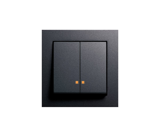 Series control switch with LED illumination element | E2 | interuttori pulsante | Gira