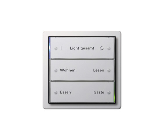Light scene push button sensor | F100 | Gestion de l'éclairage | Gira