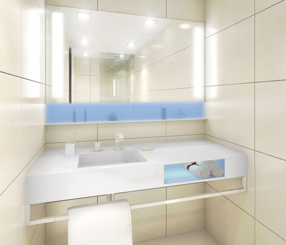 BUILT IN mirror white | Wash basins | AMOS DESIGN