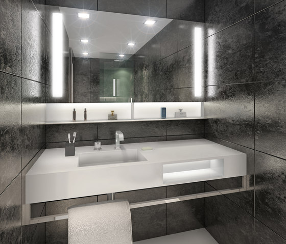 BUILT IN mirror black | Wash basins | AMOS DESIGN