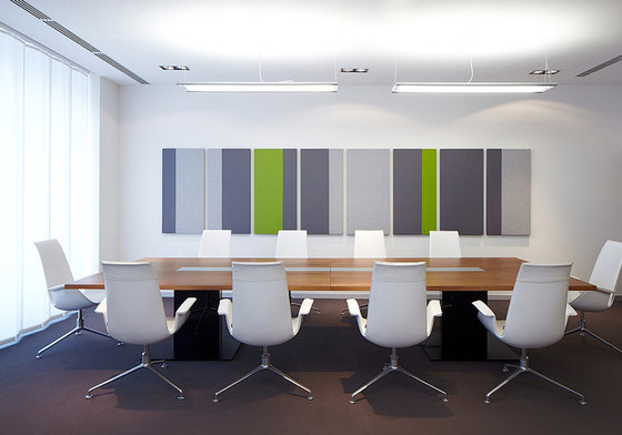 ACOUSTIC COLOR FIELDS | Executive conference combinations | Sound absorbing objects | Création Baumann