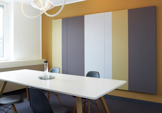 Pure meeting combinations by acousticpearls | Sound absorbing wall systems
