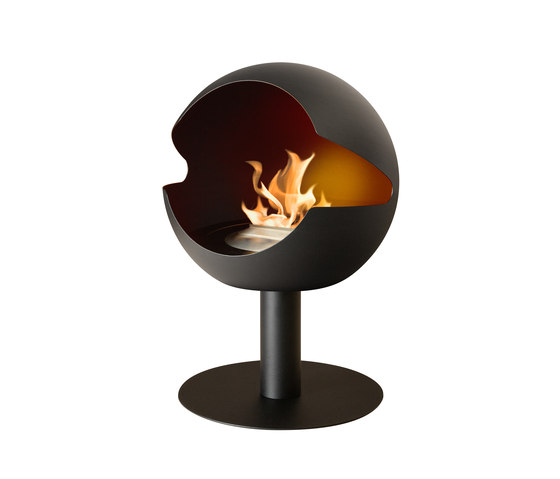 Globe stand metal black | Ventless fires | Vauni Fire