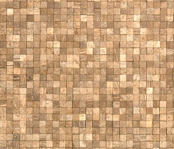 Cocomosaic wall tiles natural fantasia | Mosaïques en coco | Cocomosaic