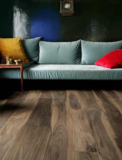 Walnut brushed parquet | Wood flooring | Bole