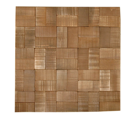 Cocomosaic envi square antique brown wash | Coconut tiles | Cocomosaic