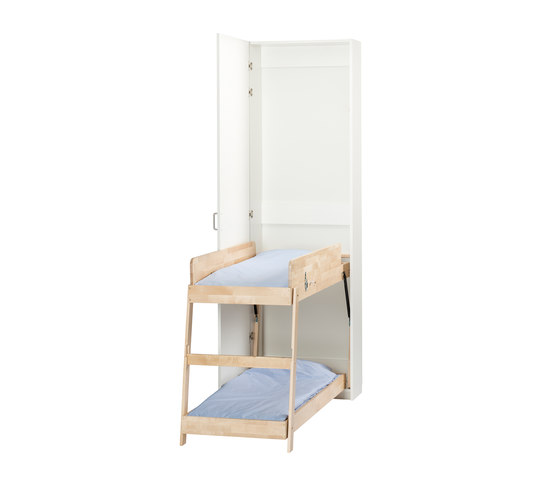 Foldable and storable bunk bed VK500UT | Camas de niños / Literas | Woodi