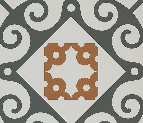 Frame Majolica Floor Tile | Ceramic tiles | Refin