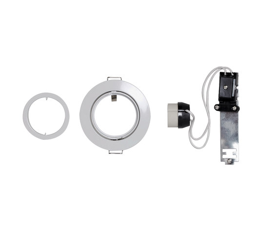 Ridl Ceiling installation ring with socket GU10 | Lampade soffitto incasso | UNEX