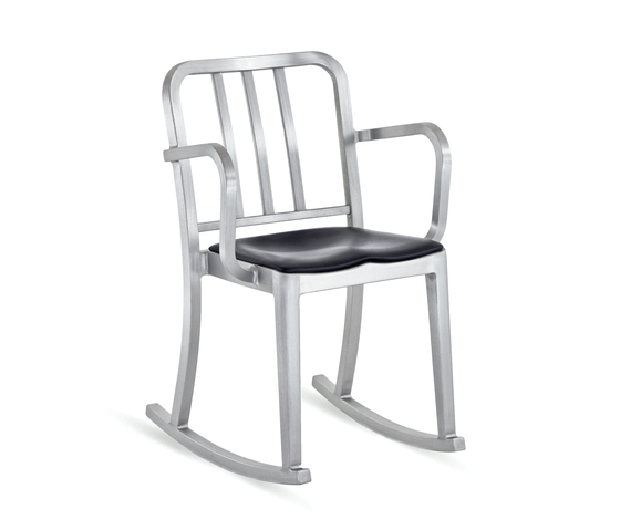 Heritage Rocking armchair seat pad | Armchairs | emeco