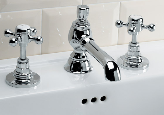 Victorian 3 hole basin set | Wash basin taps | Devon&Devon