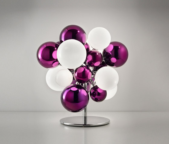 Digit Chandelier | Floor | mirrored purple | Lámparas de suelo | Babled