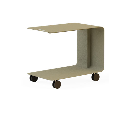 Drop 40x65 Service Coffee Table with Castors | Coffee tables | Nurus