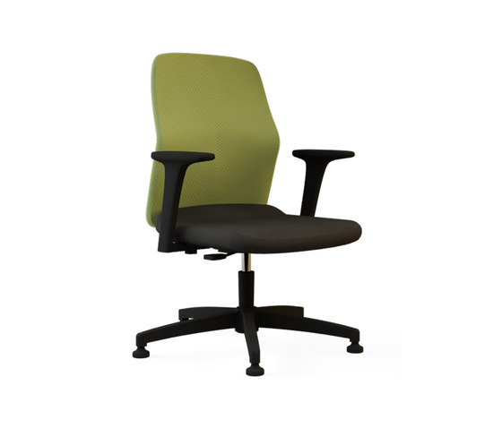 D Chair Medium Back Office Chair (Pingo Base) | Chairs | Nurus